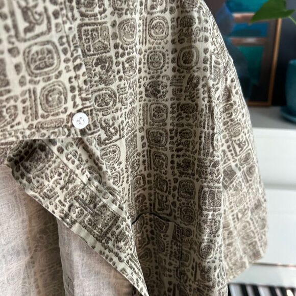 Arnold Palmer Casual Button-Down Shirt in Earthy Tones L - Picture 15 of 16